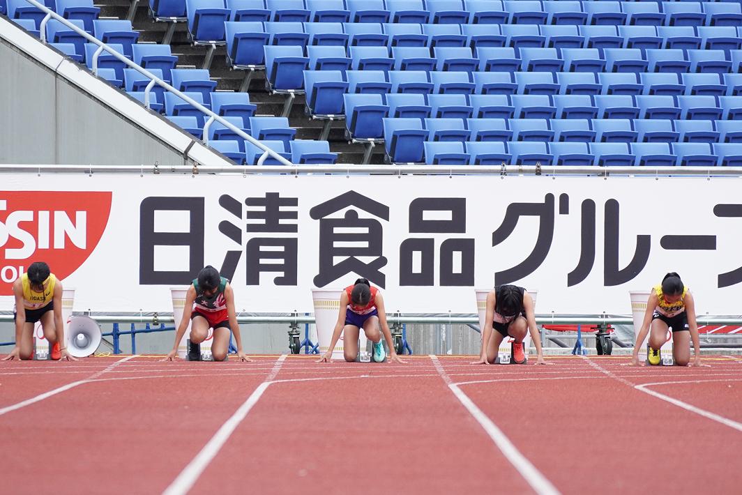 6年男女100m / 5年男女100m 競技風景 1