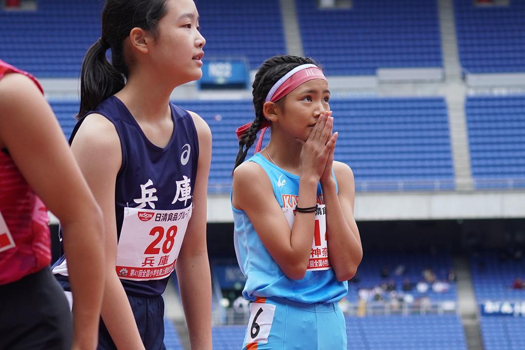 男女混合 4×100mリレー 競技風景 1